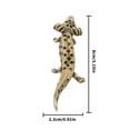 thumbnail image 3 of Metal Shelf Decors Accent,Salamander Figurines Tabletop Centerpieces Home Decors Salamander Decorative Objects, 3 of 8