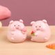 thumbnail image 3 of Adorno Pig You Happy Muñeco cerdito adorable Artesanía en micro resina Estudiante, 3 of 4