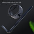 thumbnail image 4 of Drill Bit Depth Stop Collar, Drilling Limit Ring 3 To 16mm 8 Pcs Secure Locking  for Woodworking, 4 of 7