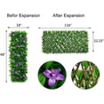 thumbnail image 2 of Doeworks Expandable Fence Privacy Screen For Balcony Patio Outdoor 4Pcs Faux Ivy Fencing Panel For Backdrop Garden Backyard Home Decorations, 2 of 5