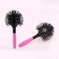 thumbnail image 6 of JINCBY Clearance,3D Bomb Curl Hairbrush Styling Salon Round Hair Curling Curler Comb Hair Tool Gift for Women, 6 of 7