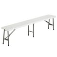 thumbnail image 1 of Banc Pliant Mainstays 6pi Blanc, 1 of 4