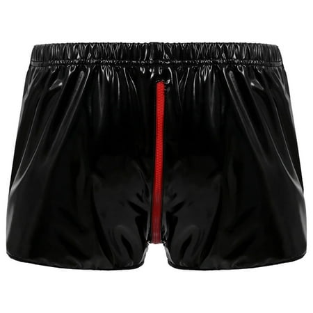 Lingerie for Women Mens Four Seasons Fashion Casual Solid Color Shorts Sexy Soft Leather Taste Shorts Women s Lingerie Sleep Lounge