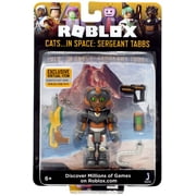 Roblox Celebrity Collection Sergeant Tabbs Action Figure Pack with Exclusive Virtual Item