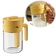 thumbnail image 2 of Tarro de cristal transparente con tapa - hermético, con cierre y con cuchara - para cocina, especias, aperitivos y almacenamiento, 2 of 3
