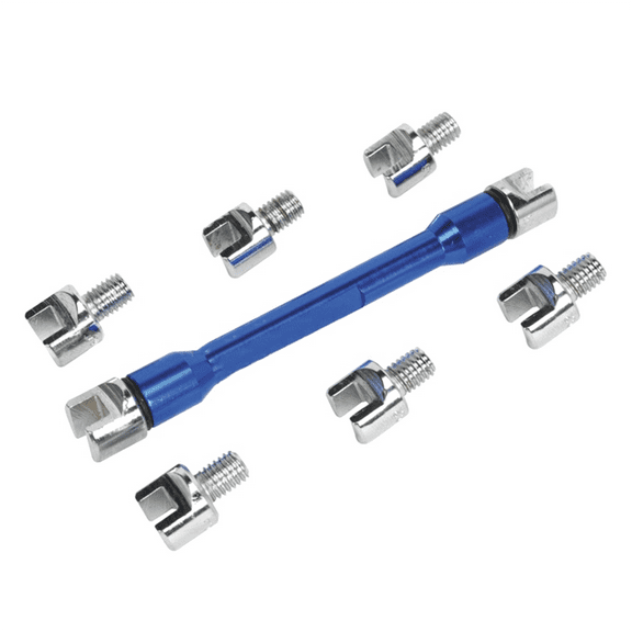 Spoke Wrench Motorbike Spoke Wrench 5.4-6.8mm Buckled Wheel Fit 8 Sizes G3283