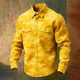 thumbnail image 3 of LEKWK Long Sleeve Work Shirts for Men Regular Fit Western Shirts Double Pocket Button Down Shirts Long Sleeve Camouflage Outdoor Hiking Shirt, 3 of 3
