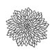thumbnail image 2 of Mantel individual de vinilo hueco de flor de hibisco | Felpudo decorativo para bodas, fiestas, casas, hoteles | Gran redondo de 15x15 pulgadas | Rojo, dorado, negro, oro rosa, plata | 1-Pack, 2 of 6