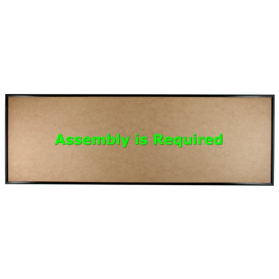 Quadro Frames 12.5x36 inch Picture Frame, Black, Style P375-3/8 inch Wide Molding