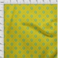 thumbnail image 3 of oneOone Cotton Poplin Yellow Fabric Ikat Style Stripe Sewing Craft Projects Fabric Prints By Yard 42 Inch Wide, 3 of 4