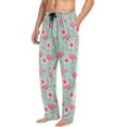 thumbnail image 5 of HPINK-T Pink Flamingo Pajama Pants Mens Lounge Pants Casual Men Pajama Bottoms with Pockets Drawstring, 5 of 13