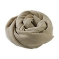 thumbnail image 5 of Scarf for Women Winter Clothing for Womens Solid Color Cotton And Linen Scarf for All Season Beach Strip Scarf, 5 of 8