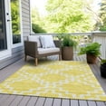 thumbnail image 6 of Addison Rugs Chantille Indoor/Outdoor Transitional Diamonds Yellow Washable Rectangle Rug, 5' x 7'6", 6 of 6