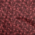 thumbnail image 1 of oneOone Velvet Red Fabric Geometric Sewing Material Print Fabric By The Yard 58 Inch Wide, 1 of 4