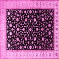 thumbnail image 1 of Ahgly Company Indoor Square Persian Pink Traditional Area Rugs, 3' Square, 1 of 4