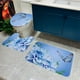 thumbnail image 5 of Juego de 3 uds de alfombrillas de baño Ormromra Antideslizantes con estampado de flores, 5 of 8