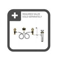 thumbnail image 2 of MOEN Arris 8 in. Widespread 2-Handle Bathroom Faucet Trim Kit in Matte Black (Valve not Included), 2 of 4