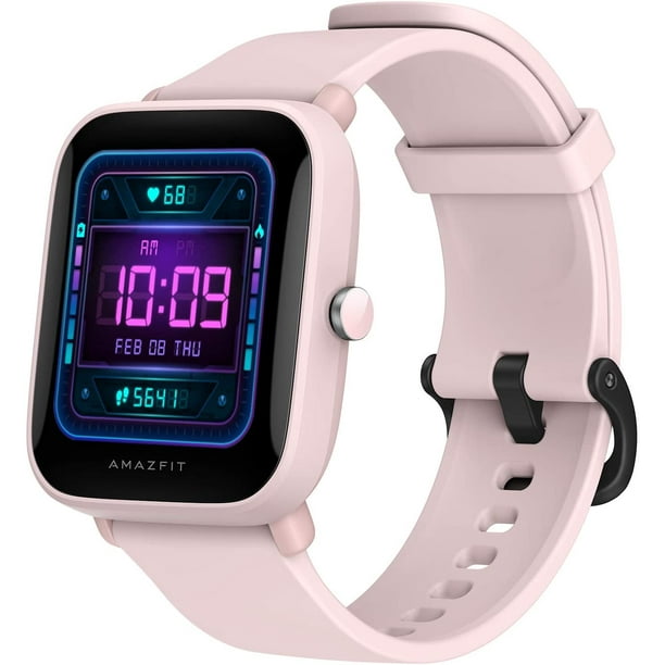 Reloj Inteligente Amazfit Bip U Pro con GPS Rastreador de Ejercicios 60 Modos Deportivos Resistente al Agua Rosa