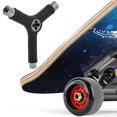 thumbnail image 4 of Llave En Forma De Y, Herramientas De Skate Todo En Uno Llave De Monopatín Multifunción Cabeza De Destornillador Cruzado Para Taller De Reparación Para Scooter, 4 of 8