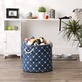 thumbnail image 3 of Design Imports CAMZ14234 Bac Rond en Polyester Treillis Patte pour Animaux, Marine, 3 of 4