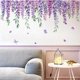 thumbnail image 3 of Autocollants Fentre Fleurs T Printemps Pegatinas anticolisión Suspendues Fleurs Glycine Violet Stickers Vitre Anti-adhsifs Fentre Porte Salle De Bain, 3 of 5