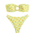 thumbnail image 1 of Birdeem Fashionista Lady Sexy Containing Chest Pad Print Bikini Set Two Piece Swimsuit, 1 of 6