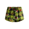 thumbnail image 6 of Dr. Seuss The Grinch Women's Plush Sleep Shorts, 2-Pack, Sizes XS-3X, 6 of 7