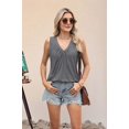 thumbnail image 6 of Women'S Casual Sleeveless Tank Top Gray XL, 6 of 8
