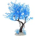 thumbnail image 3 of Artificial Aquarium Tree Plastic Aquarium Plants Fish Habitat Improvement PVC Material 1Set, 3 of 4