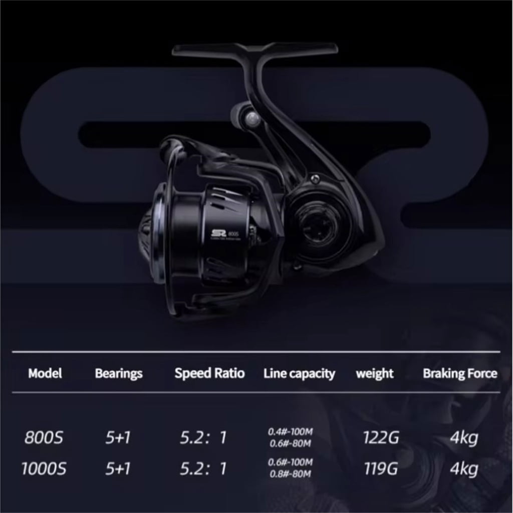 Yokua 5.2:1 Ratio Rotating Fishing Reels for Saltwater, Icewaters, Freshwaters