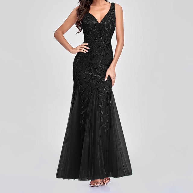 FcBaudy Robes de Soirée, Robes d'Été pour Femmes, Robes pour Femmes Sans Manches à Encolure Suspendue, Longue Robe à Fente Haute avec Grand Nœud et Dos Rosé, Robe pour Femmes Robes de Soirée