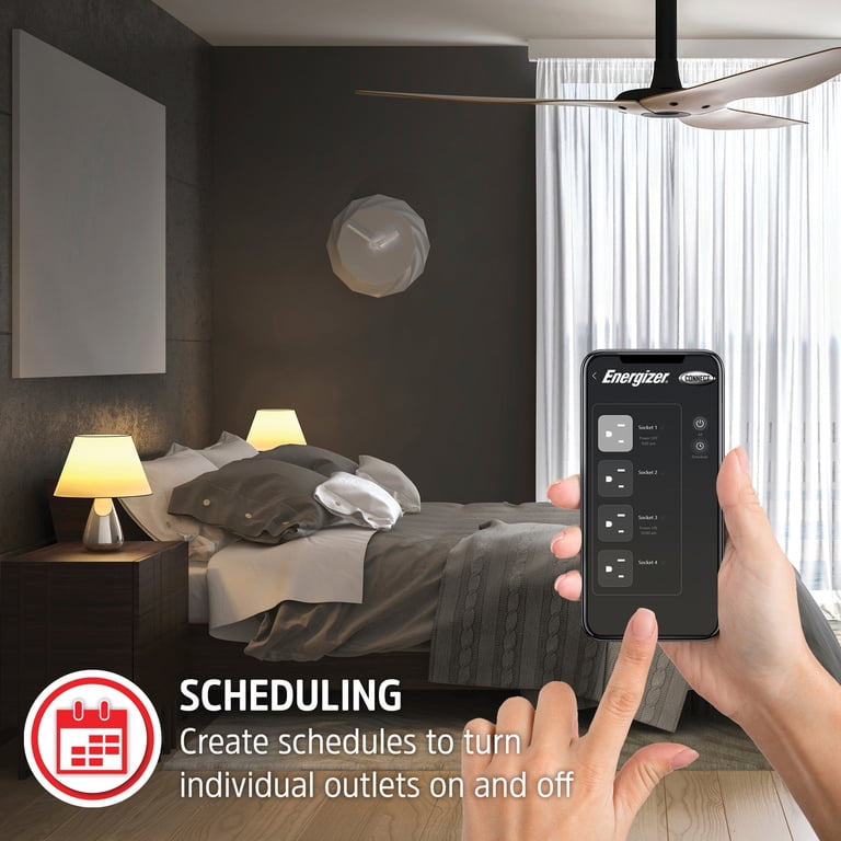 Energizer Connect 6-Outlet Smart Wi-Fi Surge Protector photo 8