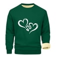 thumbnail image 2 of guisaled Casual Sweatshirt for Men Crewneck Warm Sherpa Lined Pullover Heavyweight Long Sleeve Shirts Winter Fleece Sweatshirts, 2 of 4