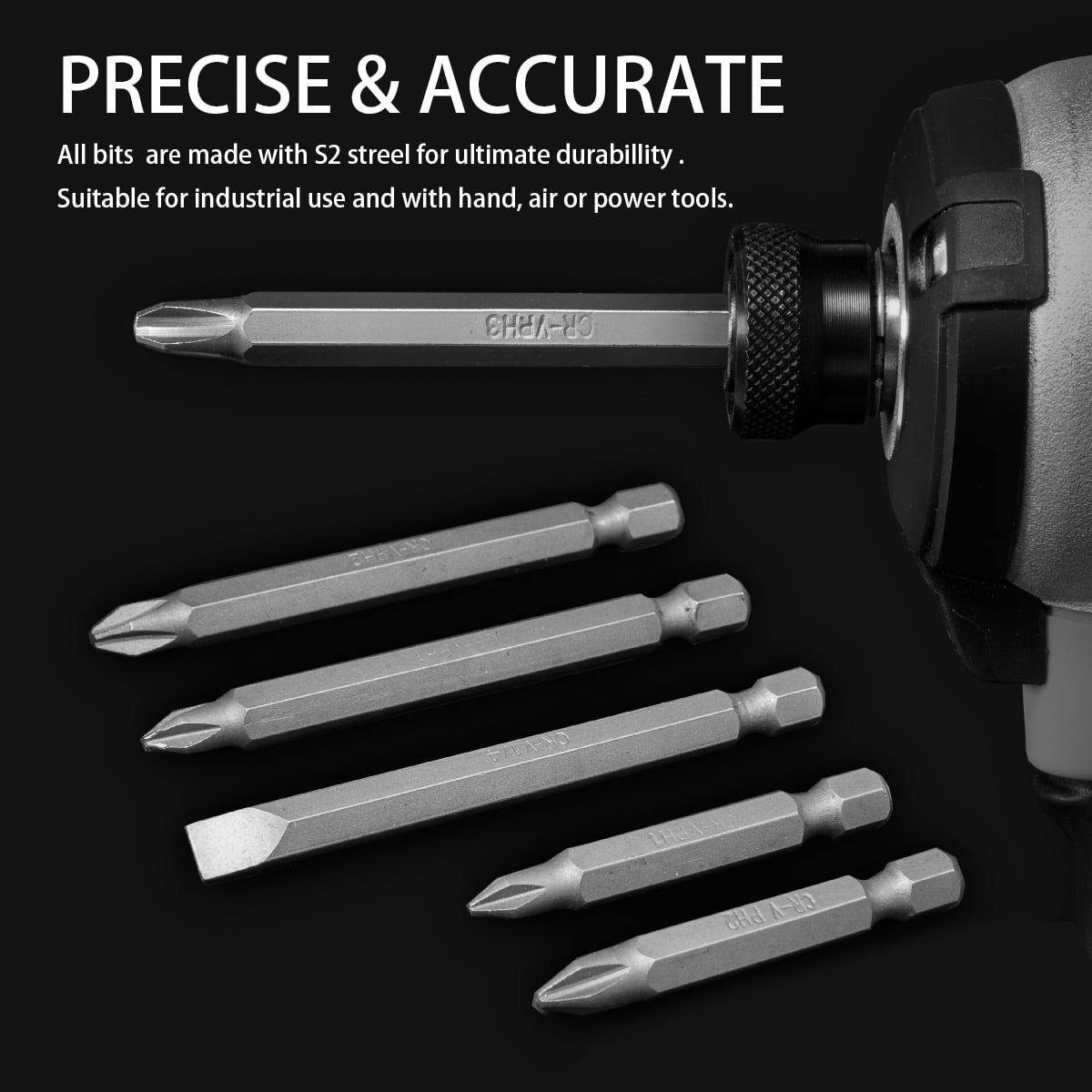 Stark USA 148PC Master Security Bit Set, Phillips, Robertson, Tamper, Hex & Torx Bits, Specialty Bits, and More – Bit Set Includes Bit Holder/Coupler For Maximum Versatility
