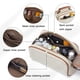thumbnail image 3 of Neceser de viaje Telena impermeable de piel sintética beige, 3 of 9