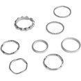 thumbnail image 1 of Yazoeia Knuckle Rings Golden Silver Color Geometric Round Rings Polishing Women Jewelry CJC912-198086, 1 of 6