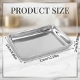 thumbnail image 5 of Baking Sheet for Toaster Oven, Cookie Sheet Pan – Small Stainless Tray, Dishwasher Safe Oven Pan, 5 of 5