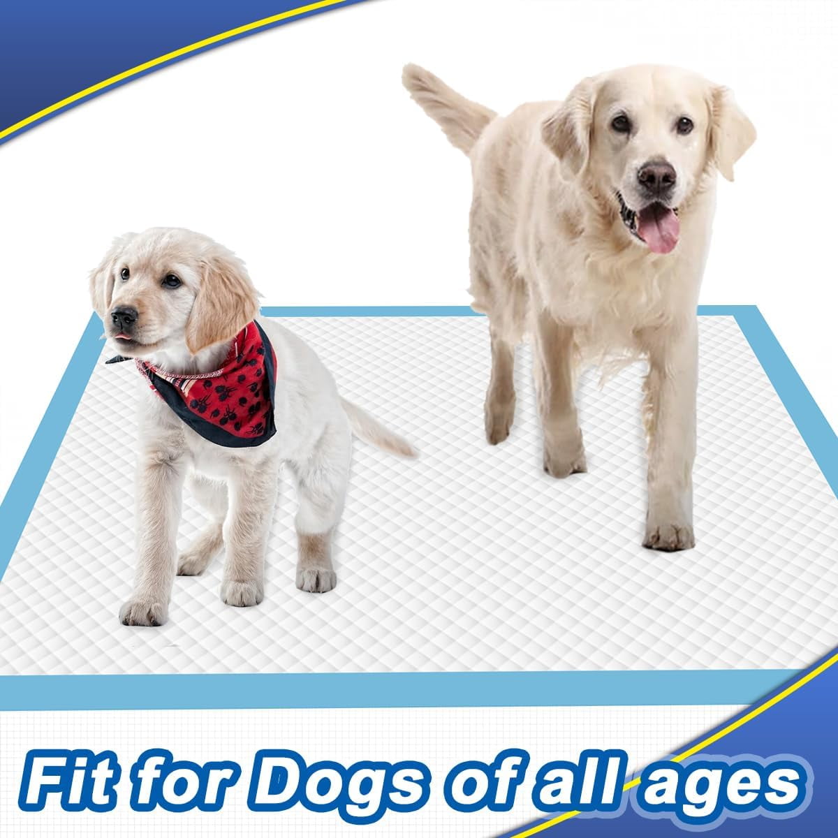 Dog Pee Pads, Puppy Training Pee Pads, Leakproof Disposable Urine Bed Pads for Doggy, Potty Pads for Doggie, Pet Piddle Pads, Waterproof Puppy Pads for Dog Training