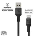 thumbnail image 2 of Scosche Premium MFI Certified StrikeLine Sync Braided Lighting Charing Cable 4', 2 of 7