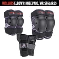 thumbnail image 3 of Triple Eight Saver Series Pad Set with Kneesavers, Elbowsavers and Wristsavers, Medium, Tie Dye, 3 of 6
