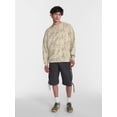 thumbnail image 2 of No Boundaries Crewneck Fleece Sweatshirt with Long Sleeves, Men's XS-4XLT, 2 of 5