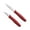 Red, variant on ARCOS Set 2 pieces Paring Knife 3 Inch. 3 Paring Knives of Stainless Steel and Ergonomic Polypropylene Handle for Cutting Fruits, Vegetables and Tubers.