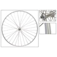 thumbnail image 1 of Wheel Master 700c Road Front Wheel - 700 x 25, Weinmann AS23X Rim, Alloy Hub, 36H, QR, Silver, 1 of 3