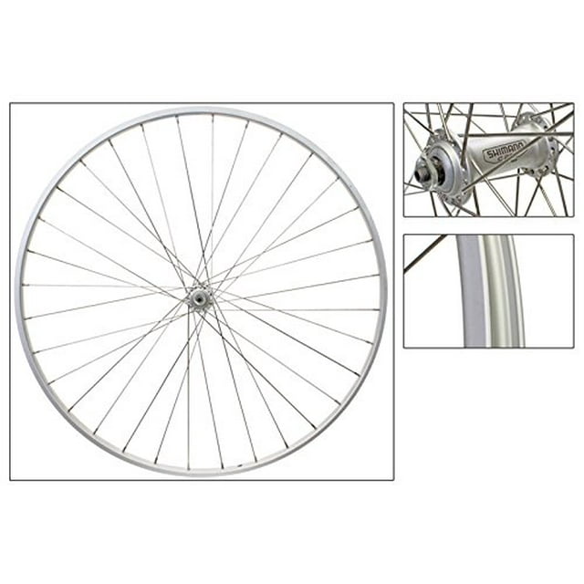Wheel Master 700c Road Front Wheel - 700 x 25, Weinmann AS23X Rim, Alloy Hub, 36H, QR, Silver