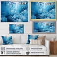 thumbnail image 4 of Designart "Blue Glacier Crystal Cascade" Landscapes Floater Framed Canvas Wall Art, 4 of 7