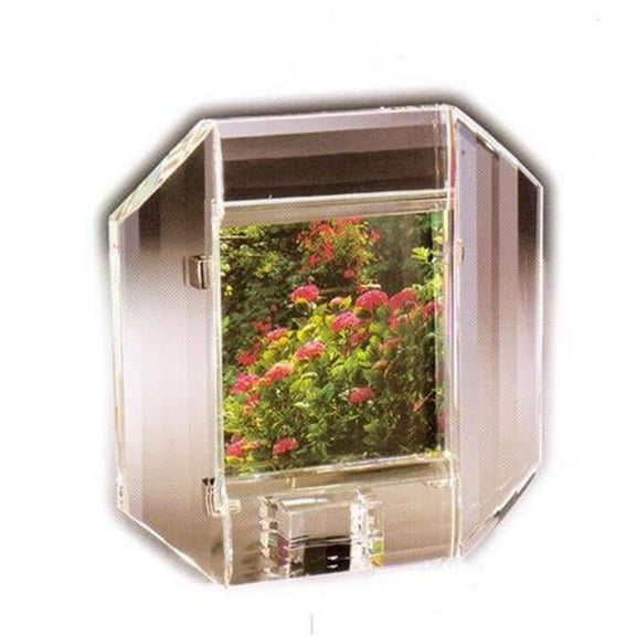 Asfour Crystal 140-160-85 6.29 L x 3.74 H in. Crystal Frame Office Figurines