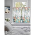 thumbnail image 3 of Marine Life Living Room Curtains 2 Panel, Nautical Underwater Coral Shell Starfish Watercolor Cafe Window Treatment, Farmhouse Bedroom Bathroom Kitchen Curtains Drapes 104"x45", 3 of 6