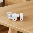 thumbnail image 2 of Aluminum Alloy Door Latch Attic Loft Ceiling Hatch Lock Catch Tool with Screws for Home Room Doors Windows Cabinet, 2 of 7