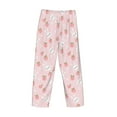 thumbnail image 5 of Xecao Rabbit And Peach Men's Straight Lounge Pajama Pants: The Ultimate in Comfortable Sleepwear, 5 of 9