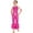 Hot Pink, variant on MSemis Kids Girls Metallic Bell-Bottom Jumpsuit for Ballet
